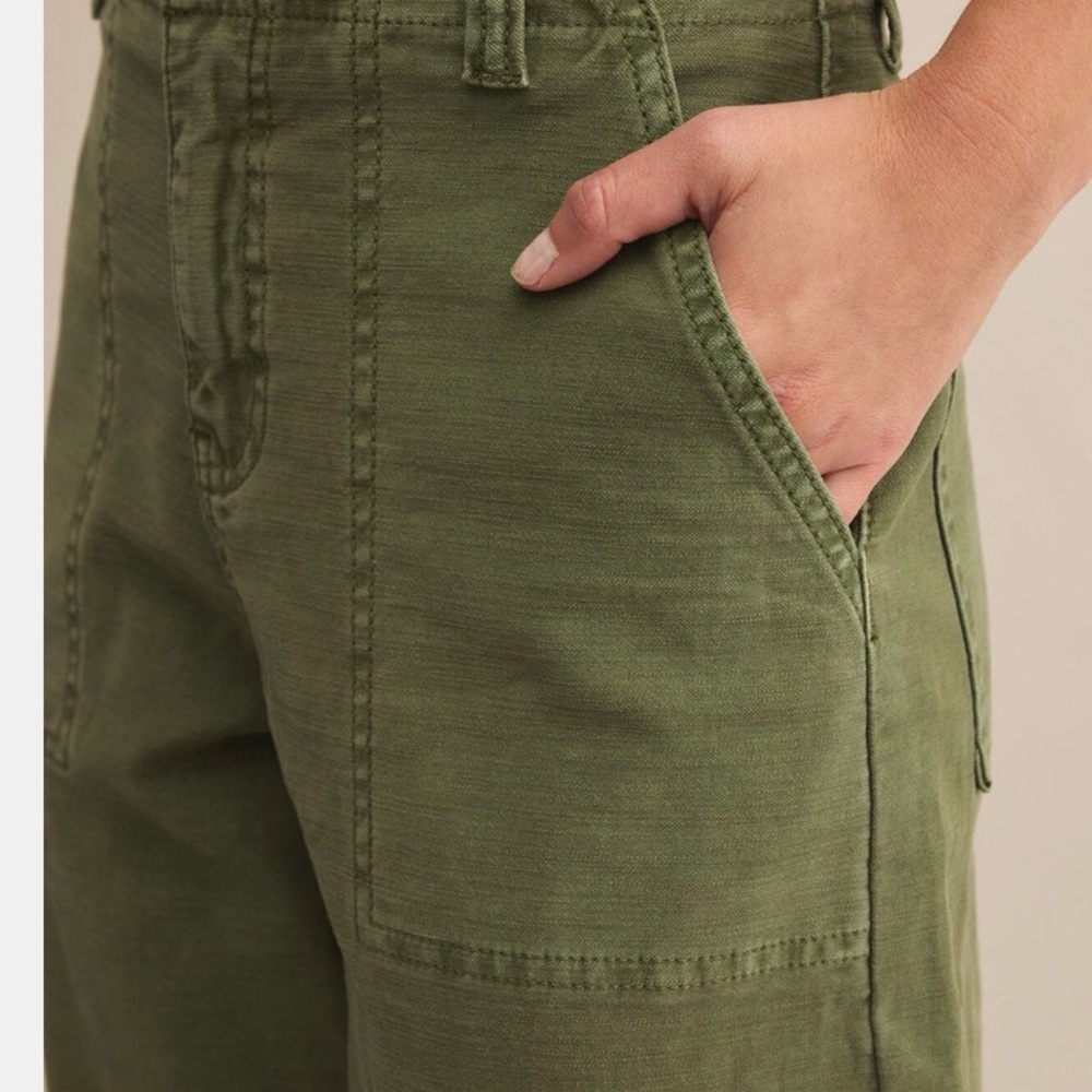 NWT Z Supply Olive Twill Pants Green Sz 25 - Picture 2 of 10